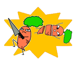 The fairy of a carrot sticker #2207133