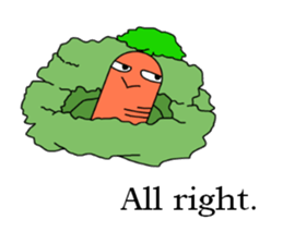 The fairy of a carrot sticker #2207134