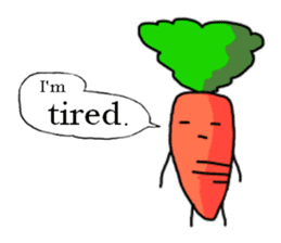 The fairy of a carrot sticker #2207137