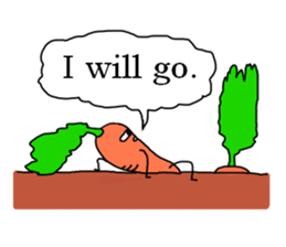 The fairy of a carrot sticker #2207139