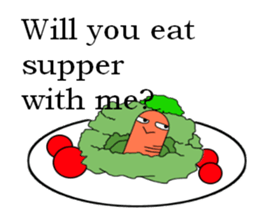 The fairy of a carrot sticker #2207143