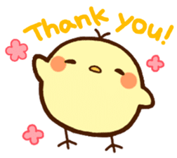 Piyoko(English) sticker #2208108