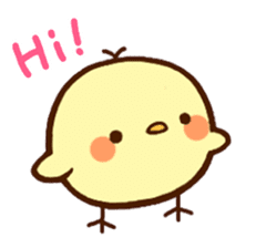 Piyoko(English) sticker #2208112