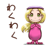 A foreign-style kappa Ai-chan sticker #2208750
