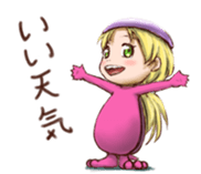 A foreign-style kappa Ai-chan sticker #2208770