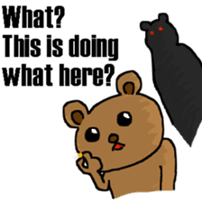 The bear Marked for Death -English- sticker #2208874