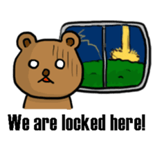 The bear Marked for Death -English- sticker #2208877