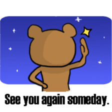 The bear Marked for Death -English- sticker #2208879