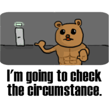 The bear Marked for Death -English- sticker #2208880