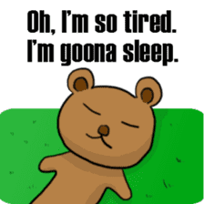 The bear Marked for Death -English- sticker #2208882