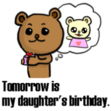 The bear Marked for Death -English- sticker #2208884