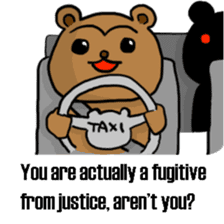 The bear Marked for Death -English- sticker #2208888