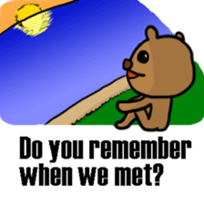 The bear Marked for Death -English- sticker #2208890