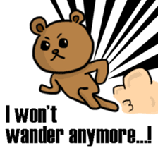 The bear Marked for Death -English- sticker #2208895