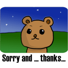 The bear Marked for Death -English- sticker #2208898