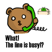 The bear Marked for Death -English- sticker #2208899