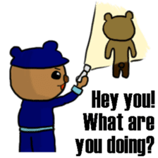 The bear Marked for Death -English- sticker #2208900