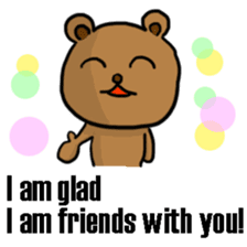 The bear Marked for Death -English- sticker #2208903