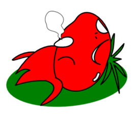 When the tomatoes I each eggplant sticker #2209011