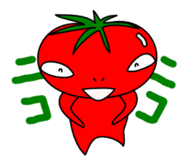 When the tomatoes I each eggplant sticker #2209017