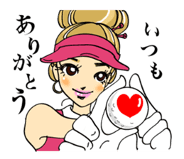 Ideal day for playing golf. Good putt! sticker #2209072