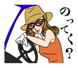 Ideal day for playing golf. Good putt! sticker #2209082