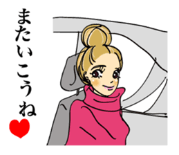 Ideal day for playing golf. Good putt! sticker #2209091