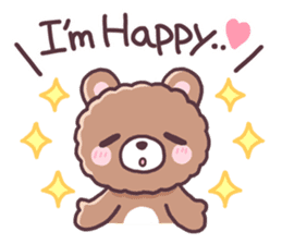 Bear want to eat food!(English) sticker #2209268