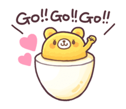 Bear want to eat food!(English) sticker #2209284