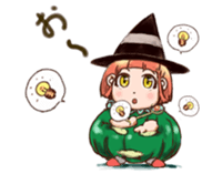 Pumpkin Girl Pan-chan in the halloween! sticker #2209665