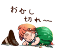 Pumpkin Girl Pan-chan in the halloween! sticker #2209668