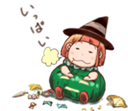 Pumpkin Girl Pan-chan in the halloween! sticker #2209669