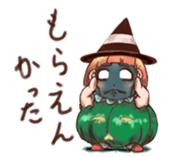 Pumpkin Girl Pan-chan in the halloween! sticker #2209671