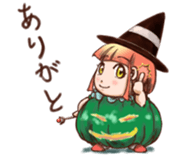 Pumpkin Girl Pan-chan in the halloween! sticker #2209679