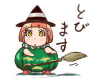 Pumpkin Girl Pan-chan in the halloween! sticker #2209681
