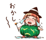Pumpkin Girl Pan-chan in the halloween! sticker #2209684