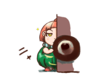 Pumpkin Girl Pan-chan in the halloween! sticker #2209685