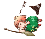 Pumpkin Girl Pan-chan in the halloween! sticker #2209686