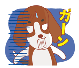 Beagle investigator Calvi & Glico sticker #2210192