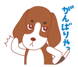 Beagle investigator Calvi & Glico sticker #2210199