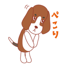 Beagle investigator Calvi & Glico sticker #2210200