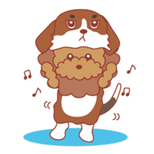 Beagle investigator Calvi & Glico sticker #2210201