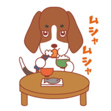 Beagle investigator Calvi & Glico sticker #2210217
