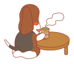 Beagle investigator Calvi & Glico sticker #2210219