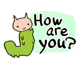 Cheeky Kitty Caterpillar 2 sticker #2210265
