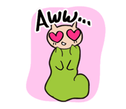 Cheeky Kitty Caterpillar 2 sticker #2210268
