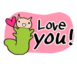 Cheeky Kitty Caterpillar 2 sticker #2210269