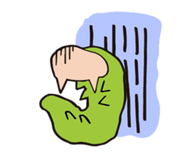 Cheeky Kitty Caterpillar 2 sticker #2210272