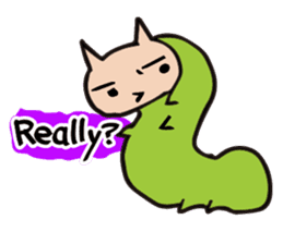 Cheeky Kitty Caterpillar 2 sticker #2210278