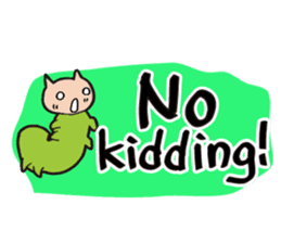 Cheeky Kitty Caterpillar 2 sticker #2210279
